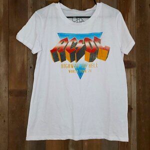 New No tag Chaser T shirt Size XS AC/DC Highway to Hell 78 Rock Band Tee
